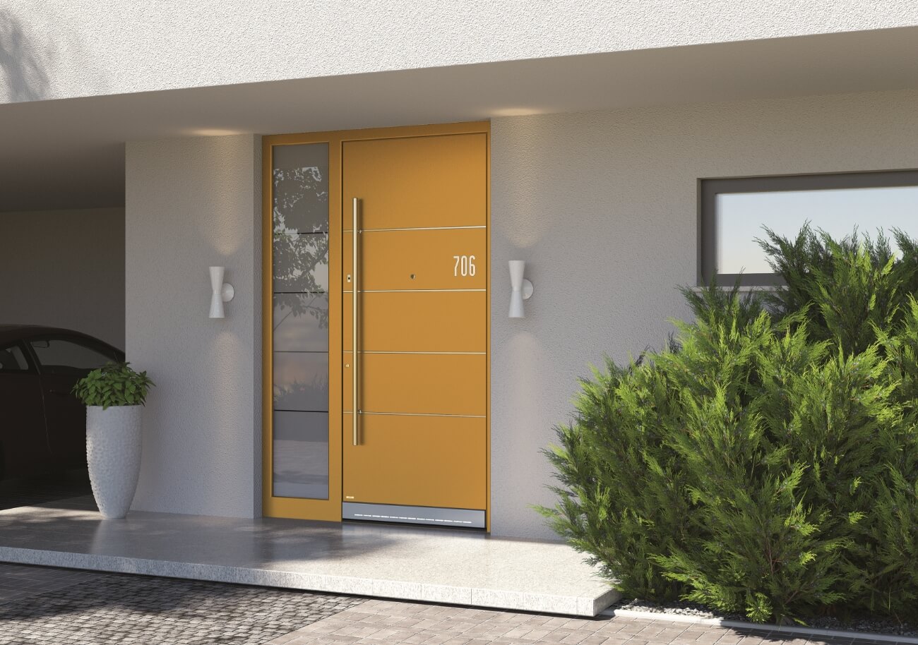 Yellow door design